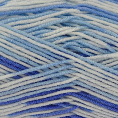 King Cole Cherish DK Yarn in Lagoon - 1596 - 100g Ball of Self Patterning Double Knitting Wool