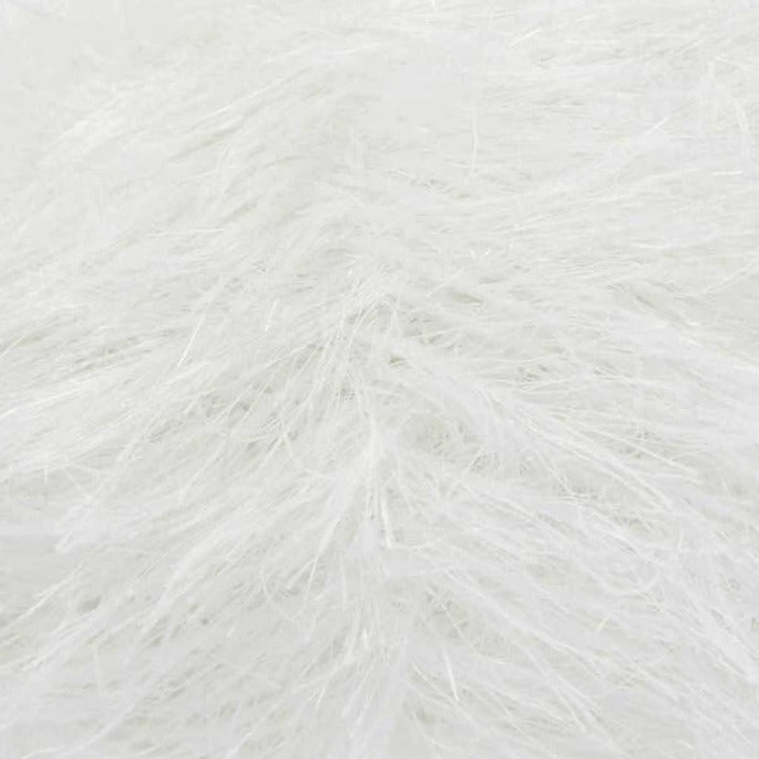 King Cole Tinsel Chunky Wool Yarn in White (204) - 50g Ball