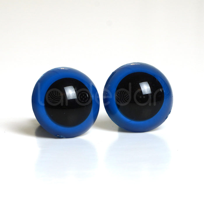 Blue Safety Toy Eyes - Sizes 9mm, 12mm, 15mm or 18mm