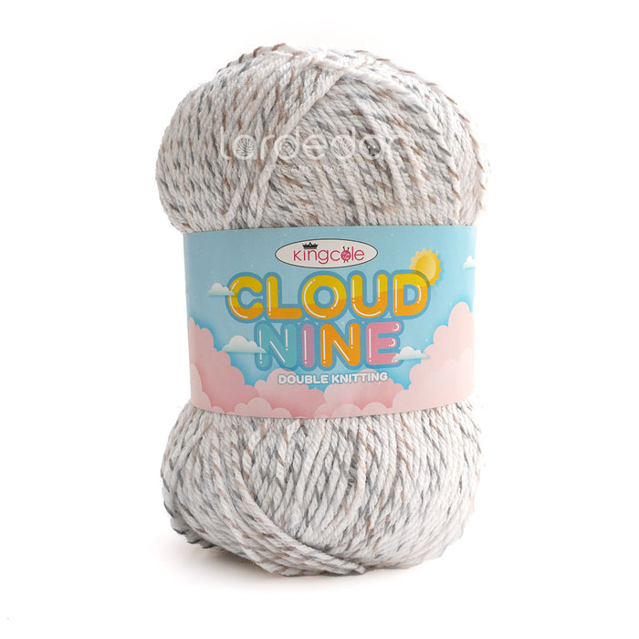 King Cole Cloud Nine DK Yarn in 5445 - Morning Dew - 100g Ball of Variegated Wool