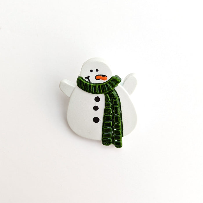 Snowman Shank Buttons - Novelty Christmas (5 Pcs)