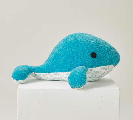 James C Brett JB807 Toy Knitting Pattern -  Flutterby Chunky Whale Pattern (Intermediate Knit)