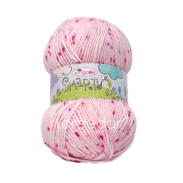 King Cole Smarty DK Yarn in Candy Ice - 1475 - 100g Ball of Spotted / Fleck Knitting Wool (Discontinued)