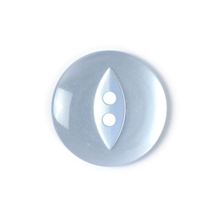 Light Blue Round Fish Eye Buttons 10pcs. 11mm, 14mm, 16mm or 19mm