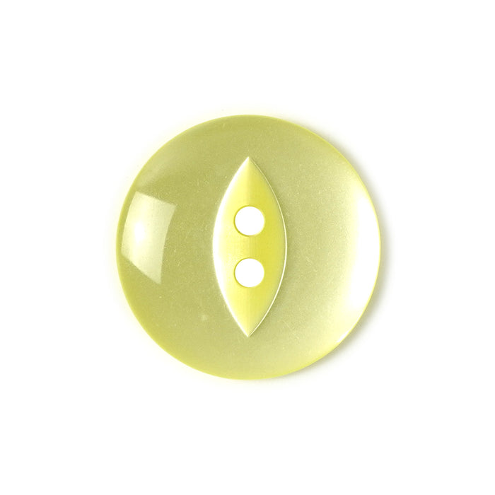 Yellow Round Fish Eye Buttons 10pcs. 11mm, 14mm, 16mm or 19mm