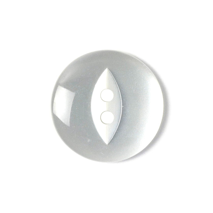 White Round Fish Eye Buttons 10pcs. 11mm, 14mm, 16mm or 19mm