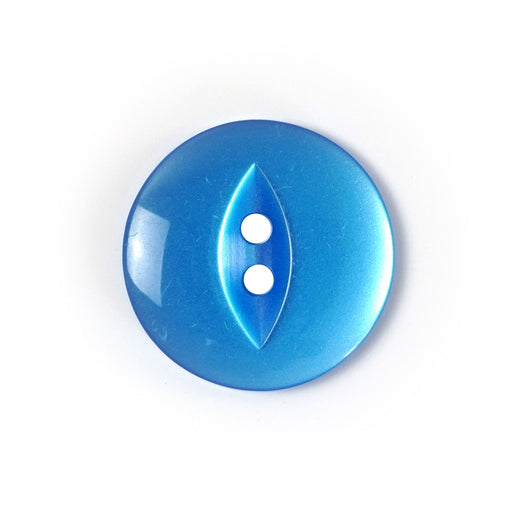 Bright Blue Fish Eye Buttons