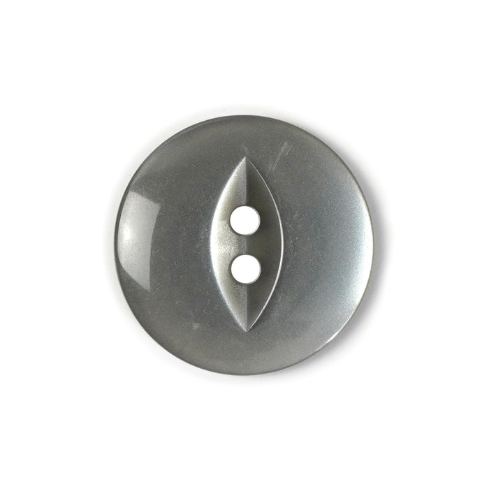 Grey Round Fish Eye Buttons 10pcs. 11mm, 14mm, 16mm or 19mm