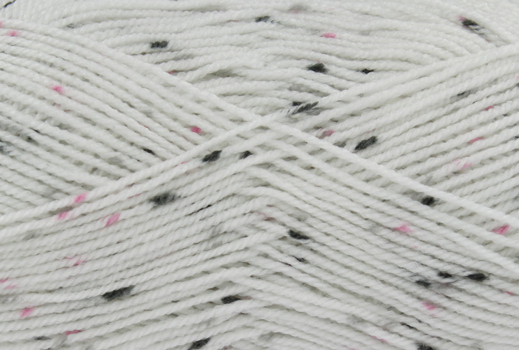 King Cole Smarty DK Yarn in Pavlova - 3267 - 100g Ball of Spotted / Fleck  Knitting Wool