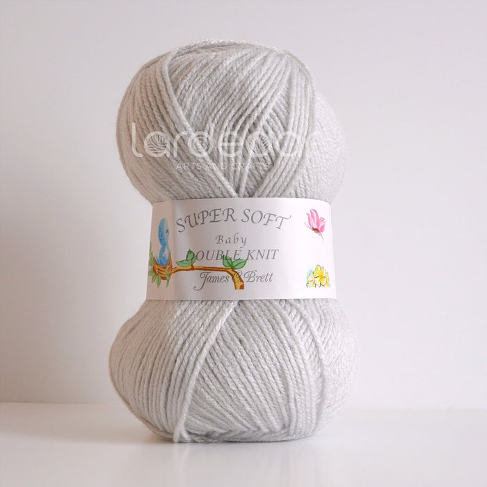 James C Brett Baby DK Wool - BB11 Silver Grey - 100g Knitting Yarn