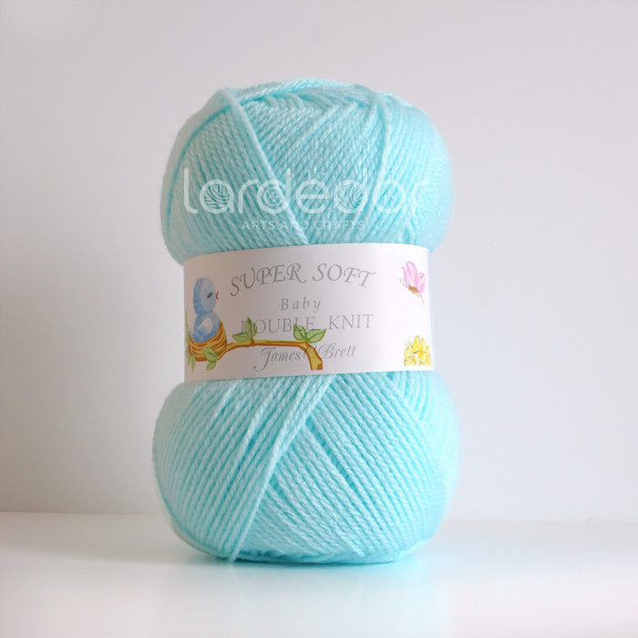 James C Brett Baby DK Wool - BB12 Soft Aqua - 100g Knitting Yarn