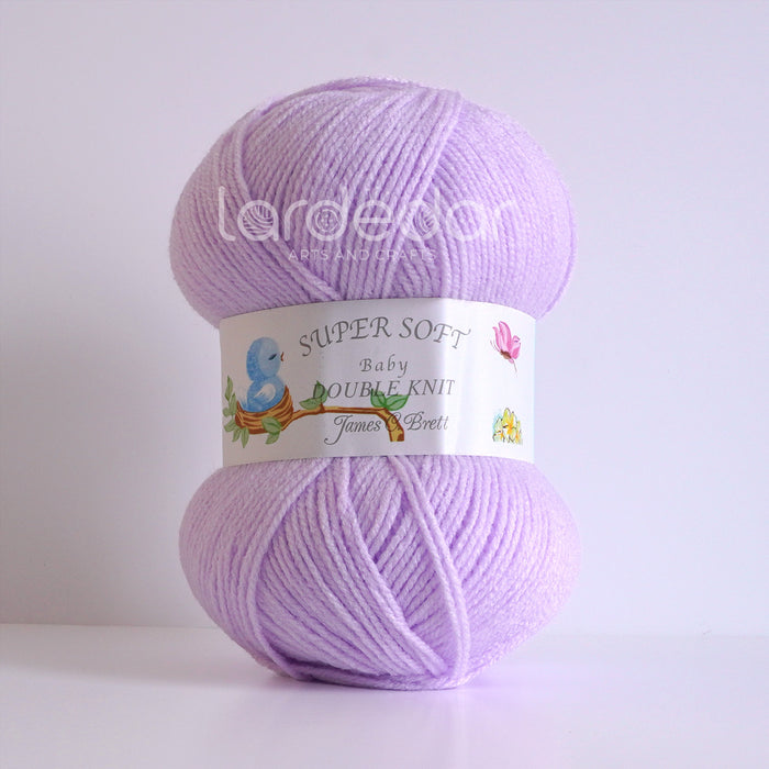 James C Brett Baby DK Wool - BB3 Lilac - 100g Knitting Yarn