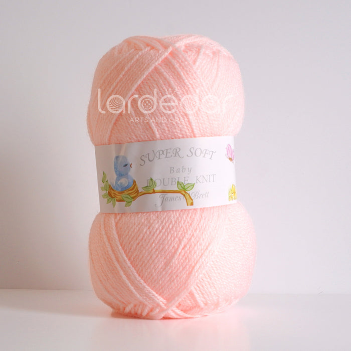 James C Brett Baby DK Wool - BB8 Apricot - 100g Knitting Yarn