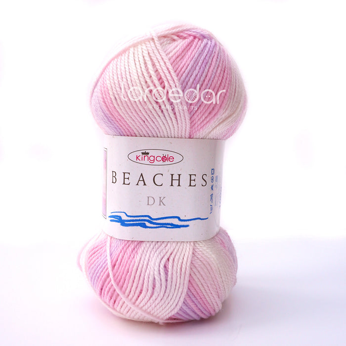 King Cole Beaches DK Yarn in 4284 - Panama Beach - 100g Ball of Variegated Wool