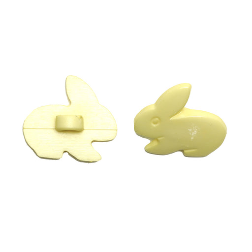 Lemon Yellow Bunny Rabbit Buttons 2