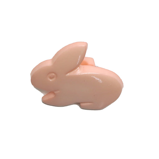 Peach Bunny Rabbit Buttons