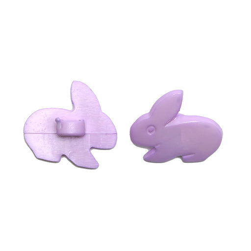 Purple Bunny Rabbit Buttons 2