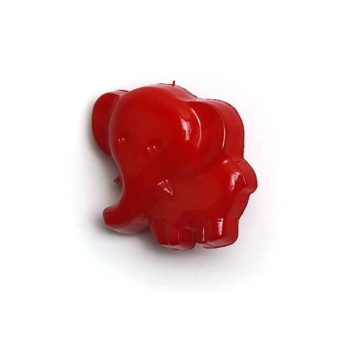 Red Plastic Elephant Baby Buttons - 18mm Shank (5 Pcs)
