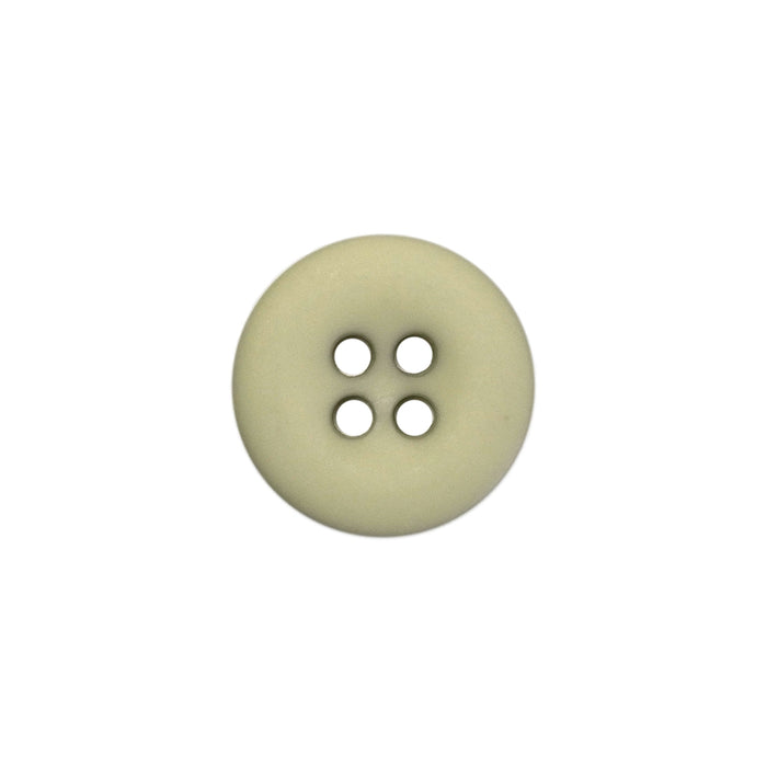15mm Sage Green Matte Round Edged Buttons (5 Pcs)