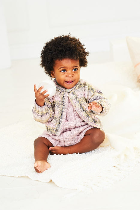 Stylecraft 10167 Double Knitting Pattern - DK Baby Dungarees & Cardigan (3-18mnths)