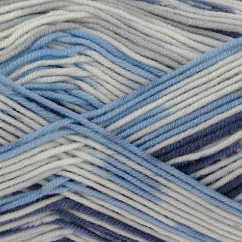 King Cole Cherish DK Yarn in Bubblegum - 1119 - 100g Ball of Self Patterning Double Knitting Wool