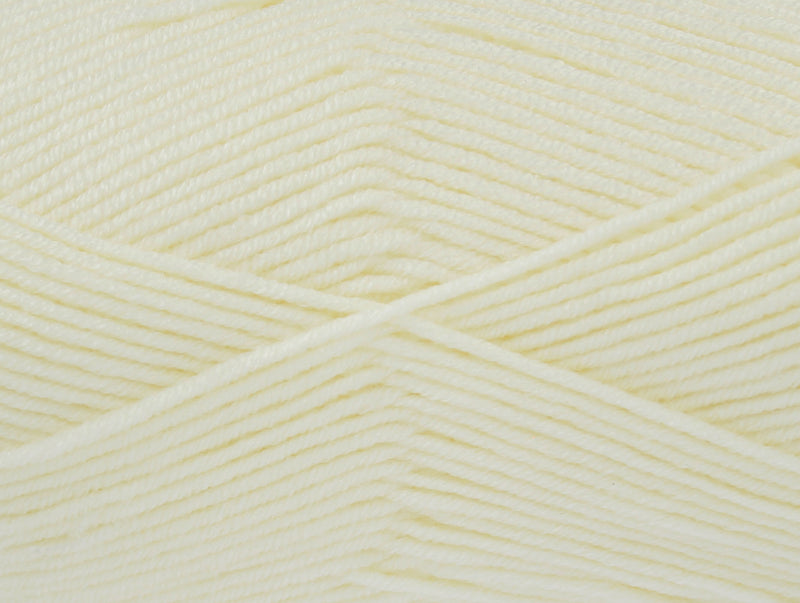 King Cole Cherished DK Yarn in Cream - 1423 - 100g Ball of Double Knitting Wool