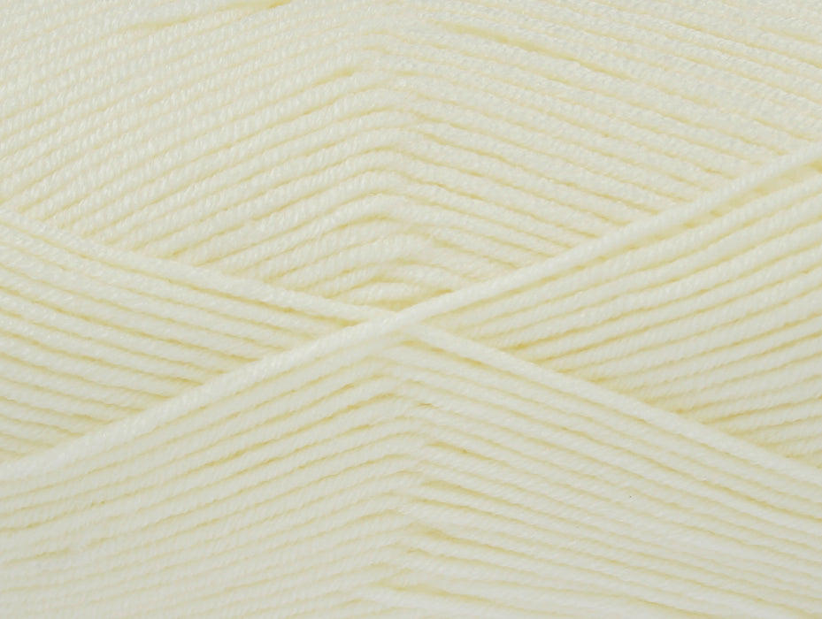 King Cole Cherished DK Yarn in Cream - 1423 - 100g Ball of Double Knitting Wool