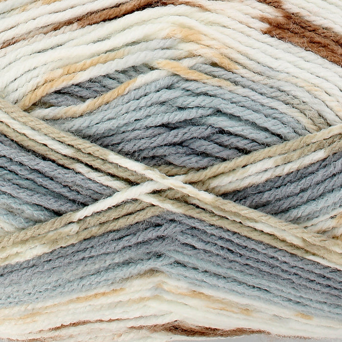 King Cole Cosy Love Aran in 5168 - Cosy Stone - 100g Ball of Variegated Wool