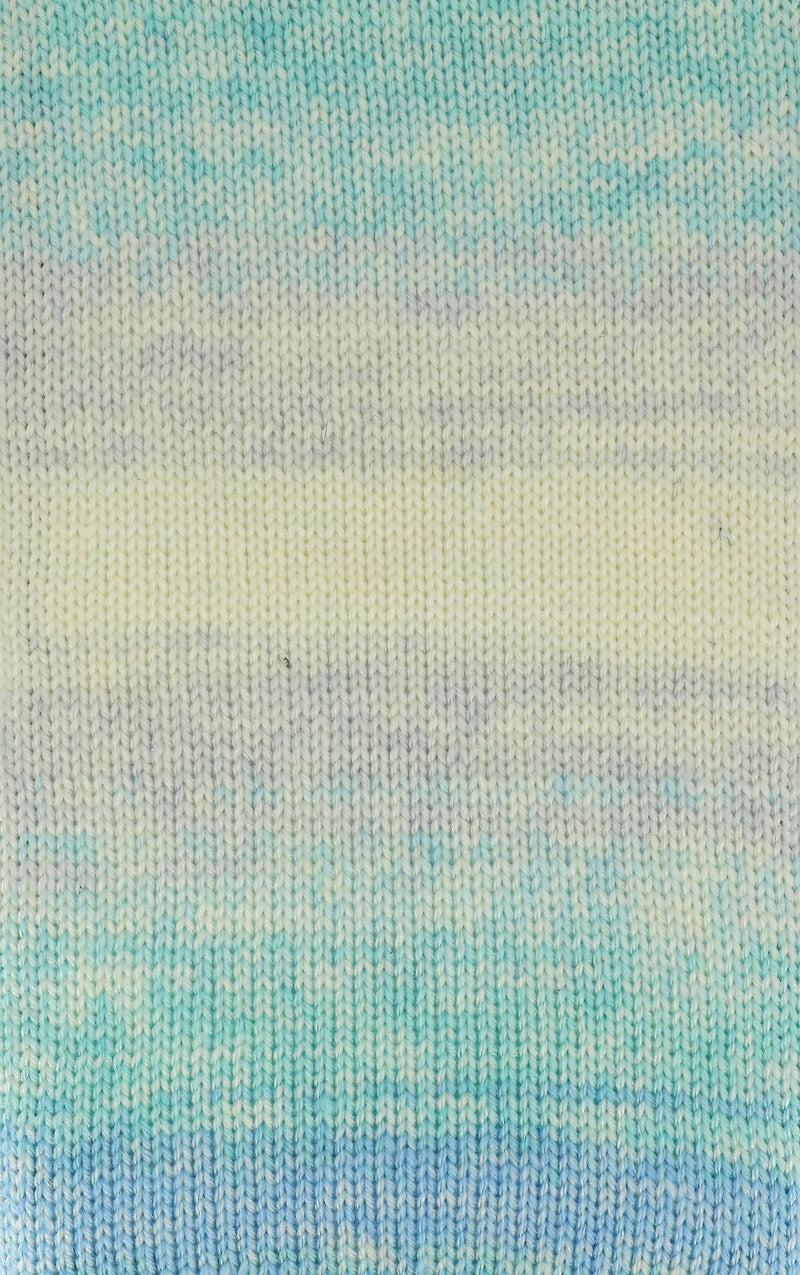 King Cole Cutie Pie DK Yarn in 5380 - Blueberry Pie - 100g Ball of Variegated Wool