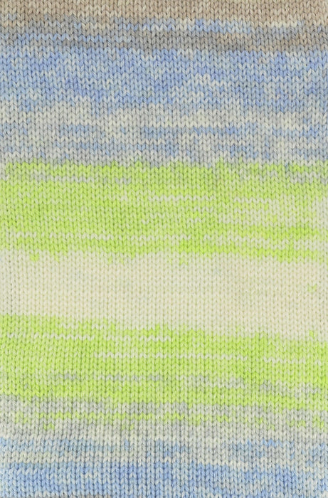 King Cole Cutie Pie DK Yarn in 5382 - Key Lime Pie - 100g Ball of Variegated Wool