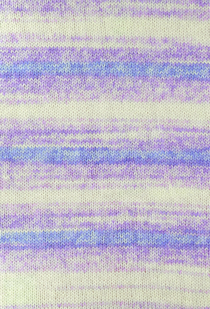 King Cole Cutie Pie DK Yarn in 5386 - Bilberry Pie - 100g Ball of Variegated Wool
