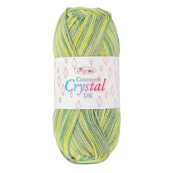 King Cole Cottonsoft Crystal DK Yarn in 5745 - Citrine - 100g Ball