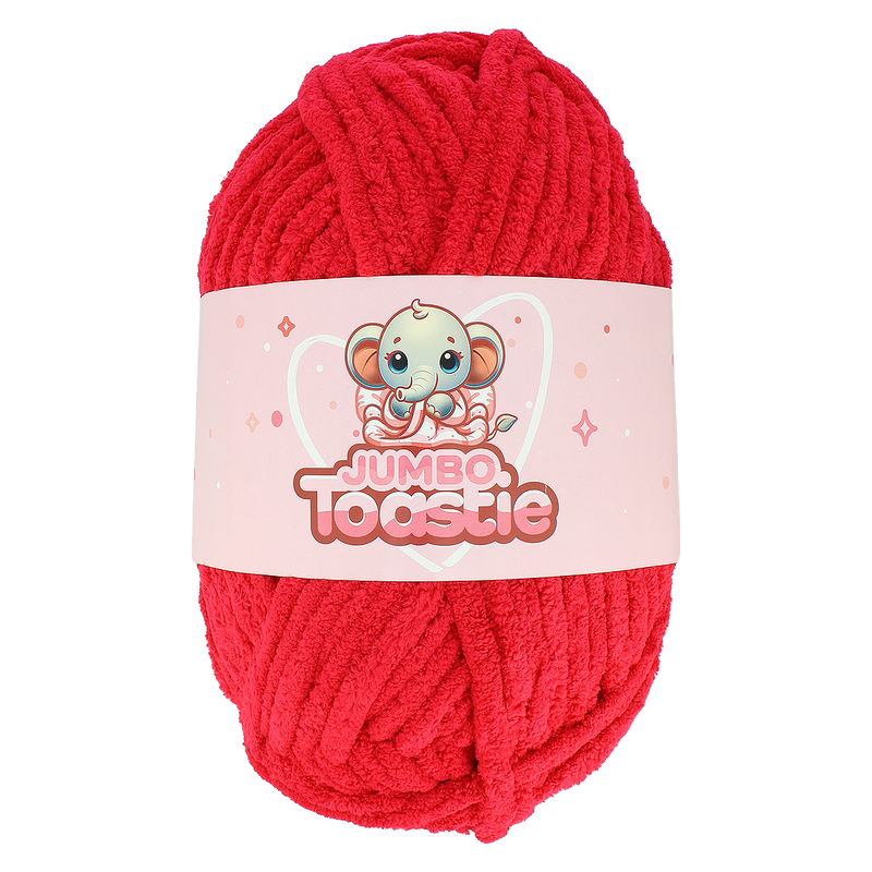 King Cole Jumbo Toastie Yarn in 6460 - Crimson - 400g Ball