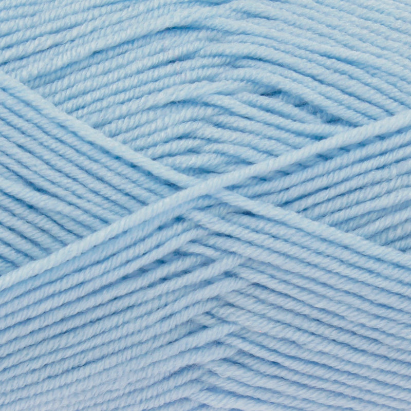 King Cole Cherished DK Yarn in Baby Blue - 3314 - 100g Ball of Double Knitting Wool