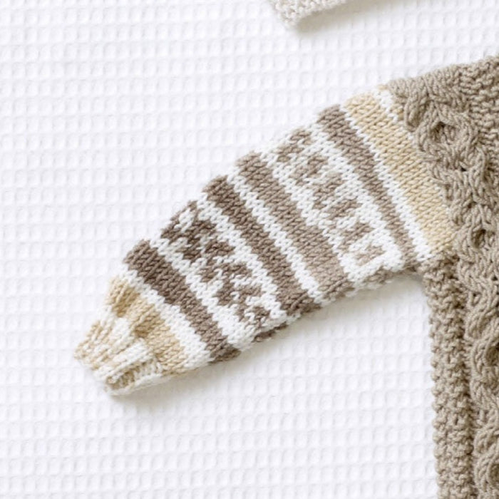 King Cole Cherish DK Yarn in Cafe Creme - 1118 - 100g Ball of Self Patterning Double Knitting Wool