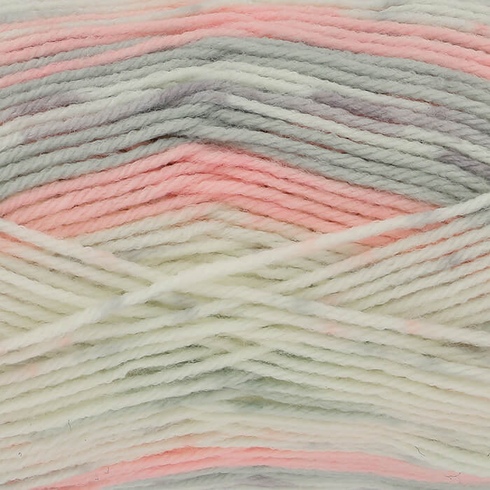 King Cole Cosy Love Aran in 5163 - Cosy Pink - 100g Ball of Variegated Wool