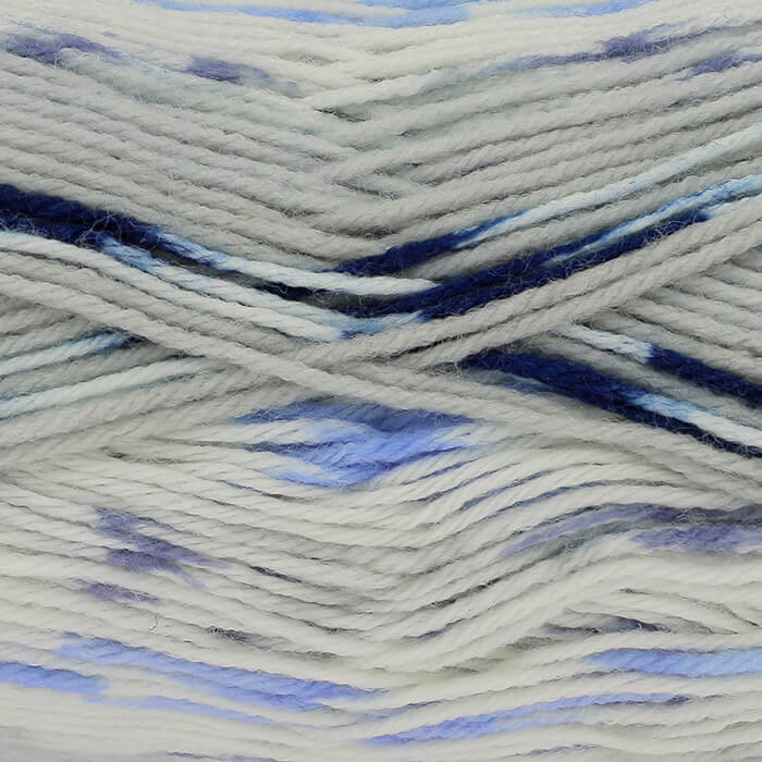 King Cole Cosy Love Aran in 5165 - Cosy Navy - 100g Ball of Variegated Wool