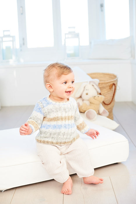 Stylecraft 10068 Double Knitting Pattern - DK Baby Sweater, Romper & Blanket (Prem-2yrs)