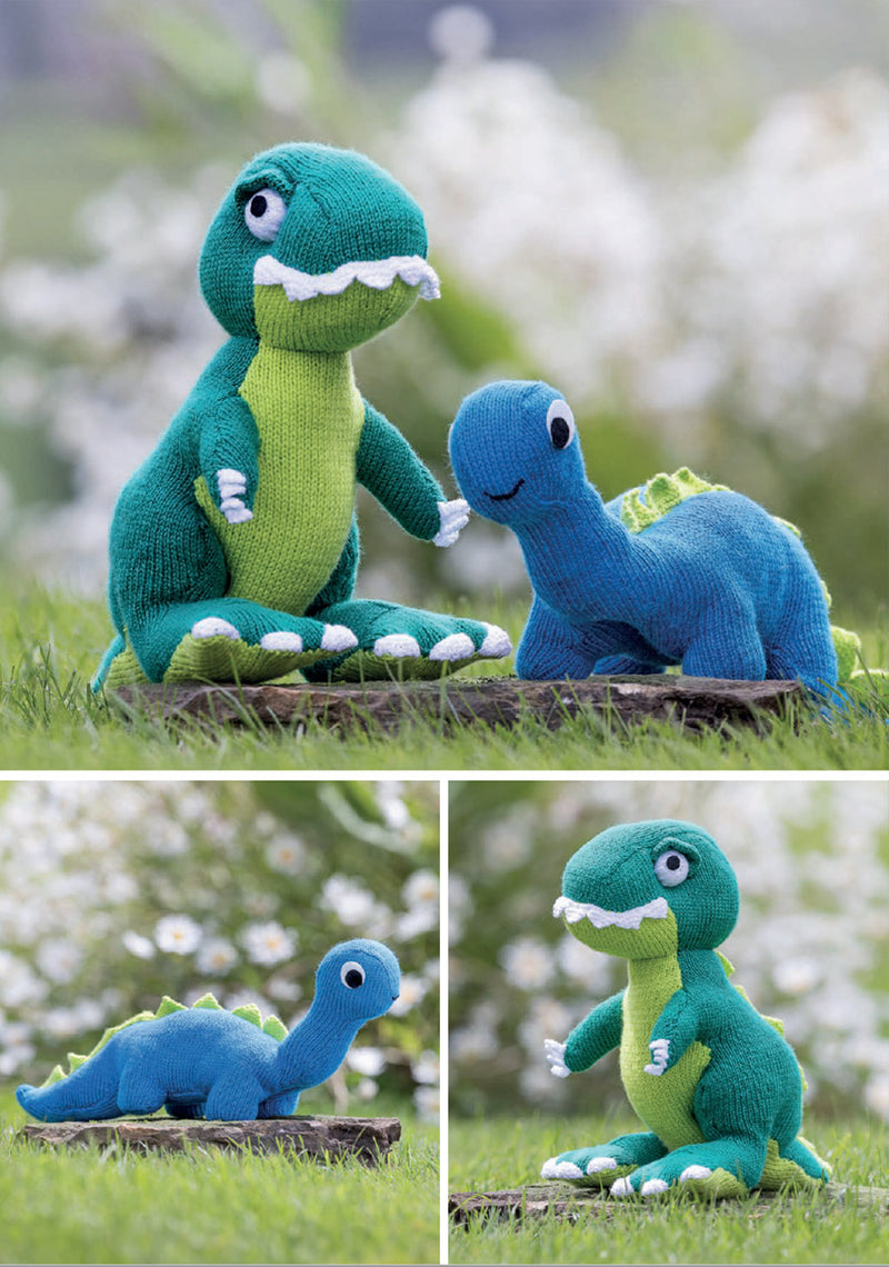 James C Brett JB956 – Dinosaur Toys DK Knitting Pattern