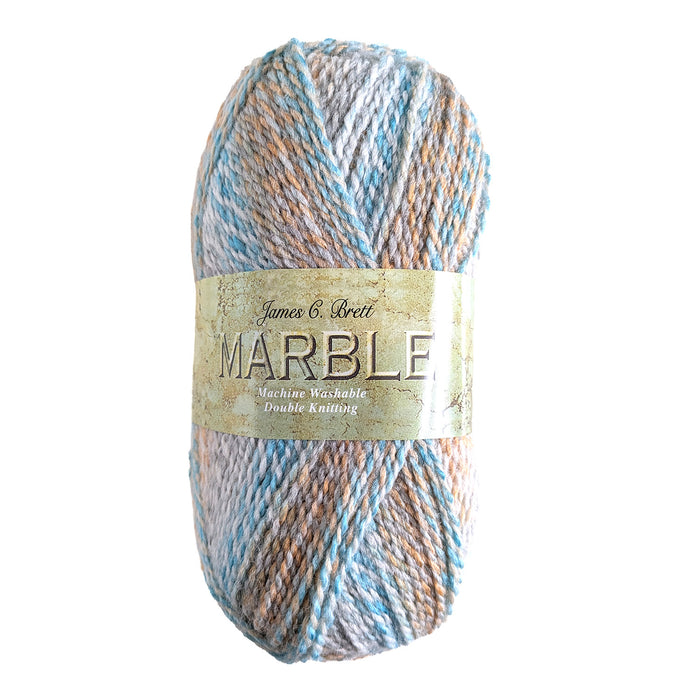 James C Brett Marble DK Yarn - MT64 - Beach Days - 100g Ball