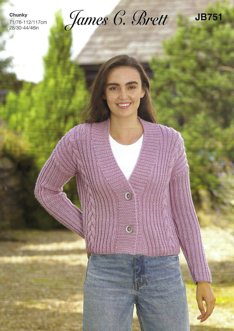 James C Brett Pattern JB751