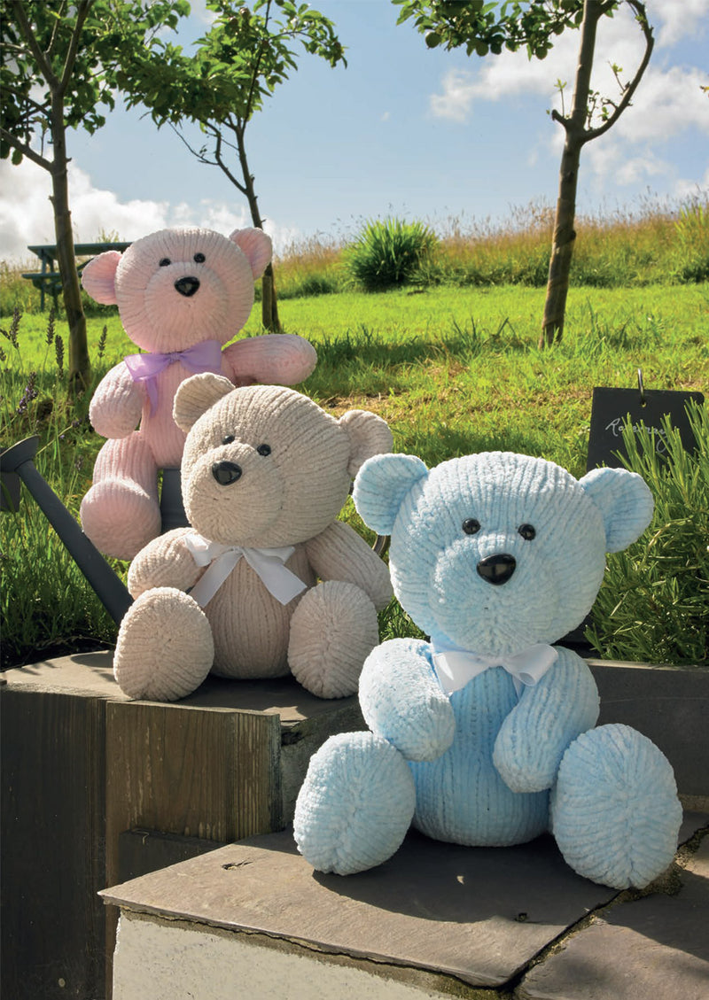 James C Brett JB1013 Teddy Bear Knitting Pattern
