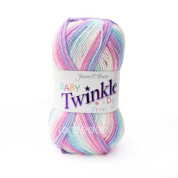 James C Brett Baby Twinkle Print DK Yarn Wool - BTP38 - 100g Ball