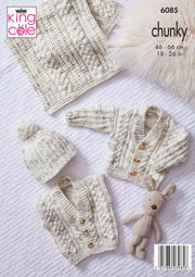 Knitting pattern for Jacket, Cardigan, Gilet, Hat and Blanket Knitting Pattern