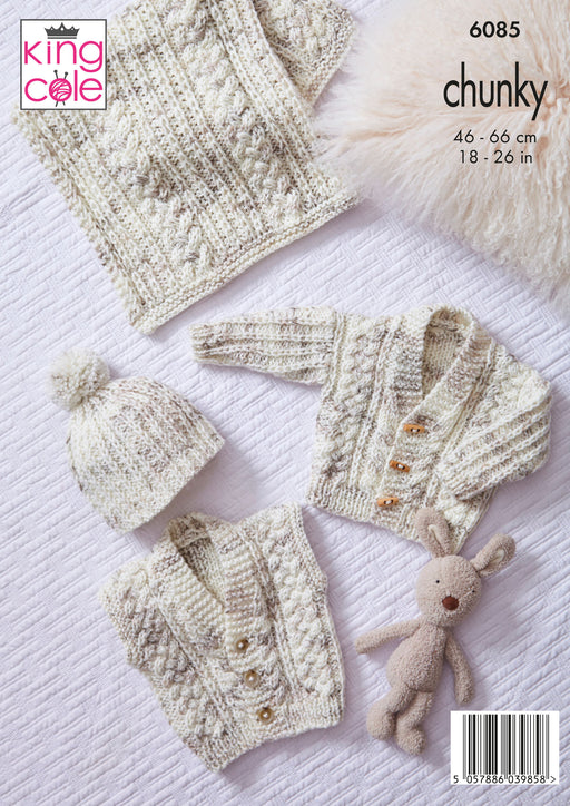 Knitting pattern for Jacket, Cardigan, Gilet, Hat and Blanket Knitting Pattern