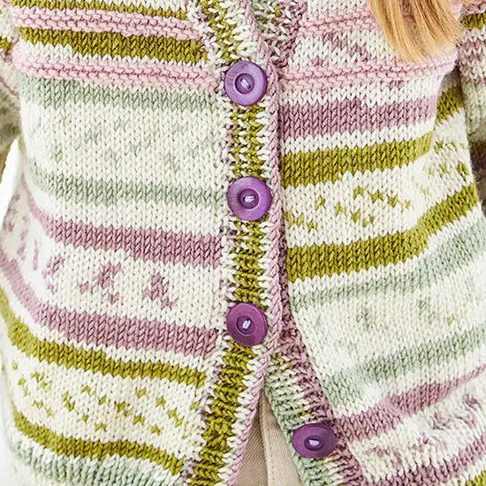 King Cole Cherish DK Yarn in Lavender - 3730 - 100g Ball of Self Patterning Double Knitting Wool