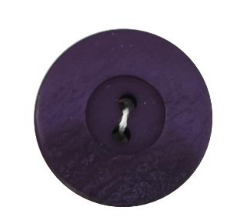 King Cole BT236 - Purple Rimmed Buttons - Sold Individually (23mm)