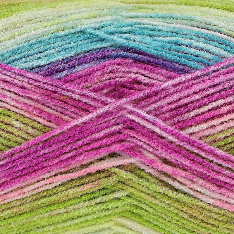 King Cole Bramble DK Yarn in 6512 - Bilberry - 100g Ball of Self Striping Wool