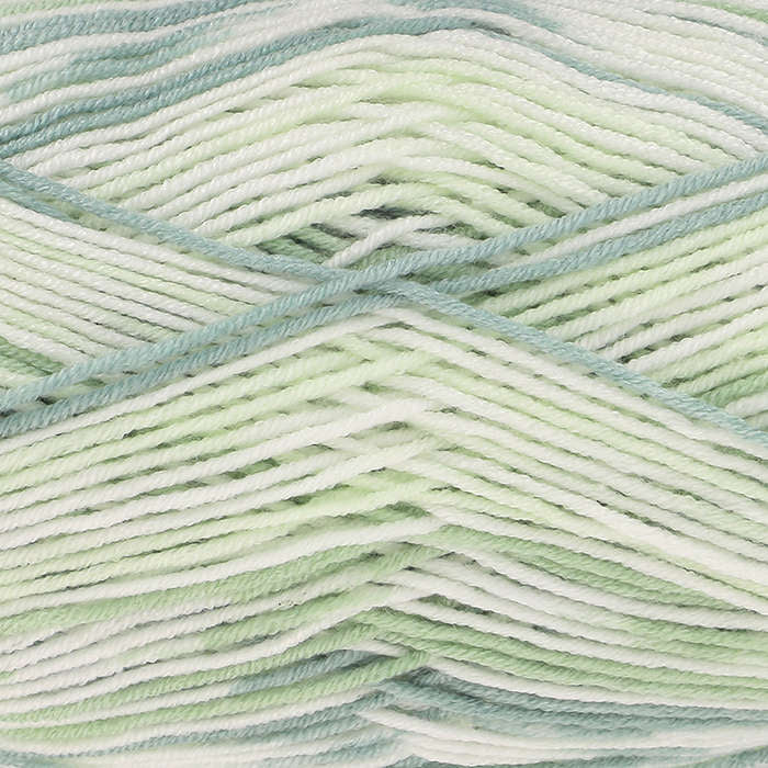 King Cole Cherish DK Yarn in Evergreen - 3727 - 100g Ball of Self Patterning Double Knitting Wool