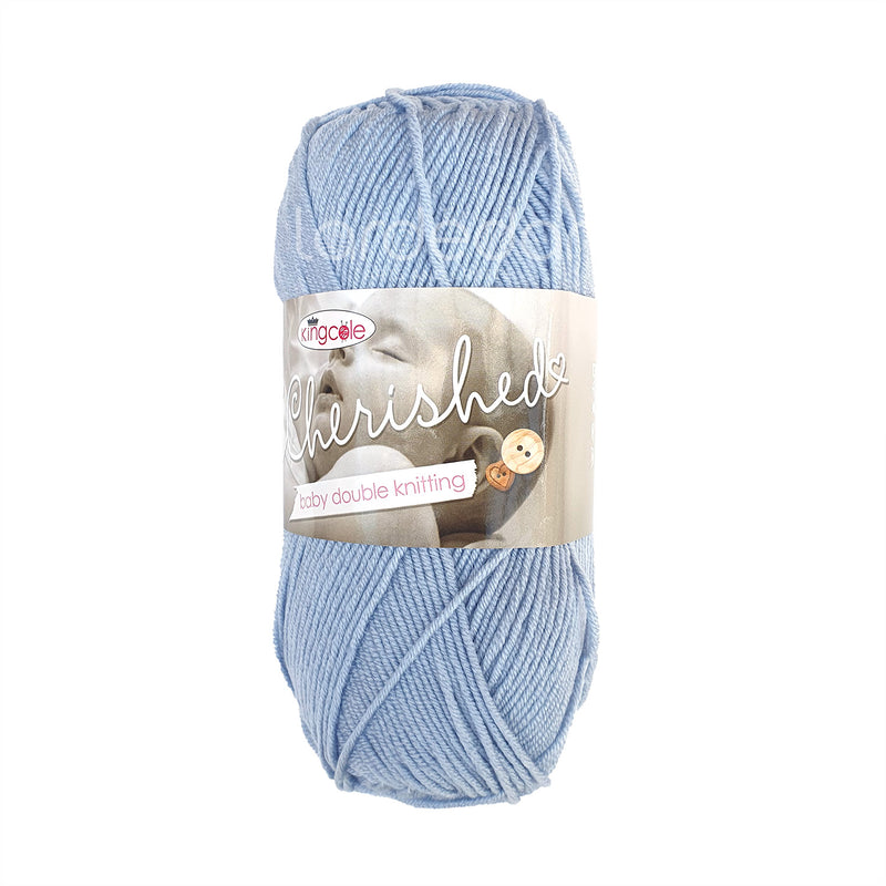 King Cole Cherished DK Yarn in Stonewash - 3441 - 100g Ball of Double Knitting Wool